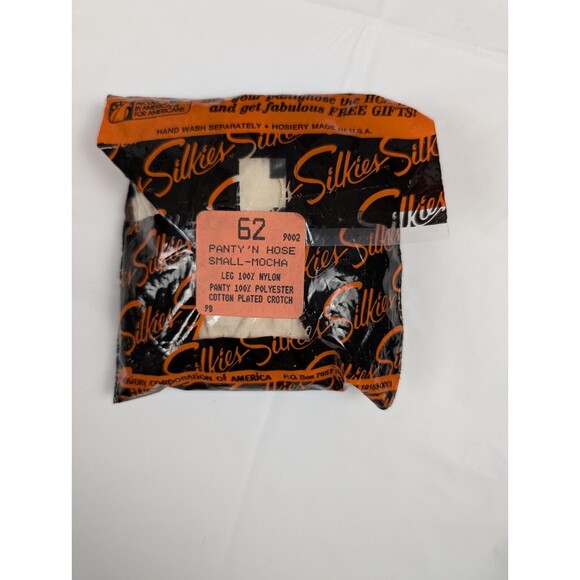 Vintage Silkies Pantyhose Mocha Small - Picture 1 of 4